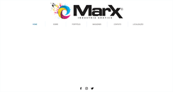 Desktop Screenshot of graficamarx.com.br